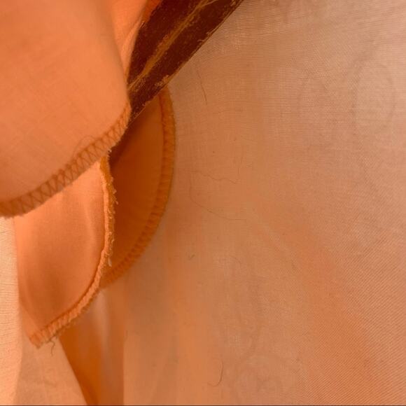 Vintage 90s Miss Oops peach oversized tunic blouse Size 12/L - Picture 4 of 5